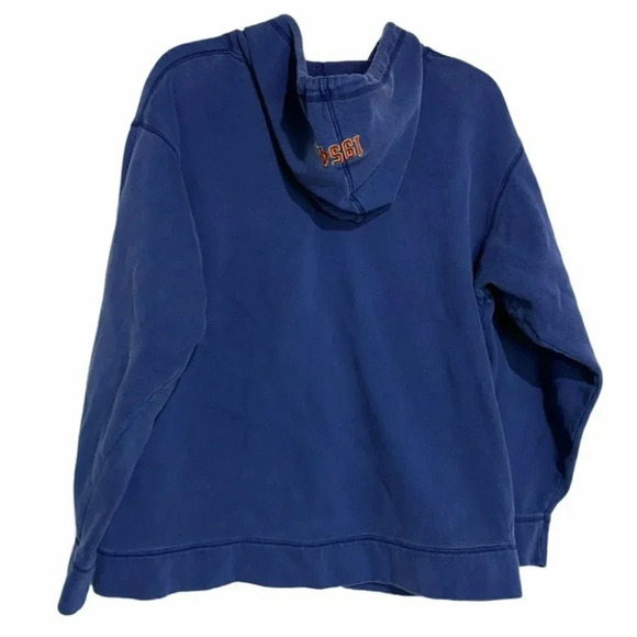 Vintage Fossil 1954 XL distressed blue full zip hoodie Sweatjacket - Picture 3 of 4